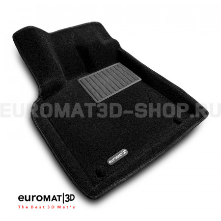 Текстильные 3D коврики Euromat3D Business в салон для Audi Q5 (2008-2016) № EMC3D-001104