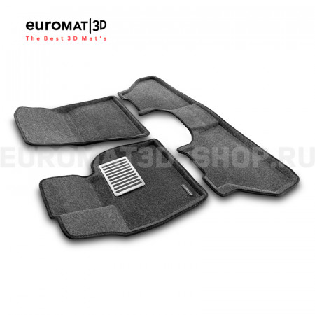 Текстильные 3D коврики Euromat3D Lux в салон для Bmw X5 (E70) (2008-2014) № EM3D-001212G Серые Текстильные 3D коврики Euromat3D Lux в салон для Bmw X5 (E70) (2008-2014) № EM3D-001212G Серые
