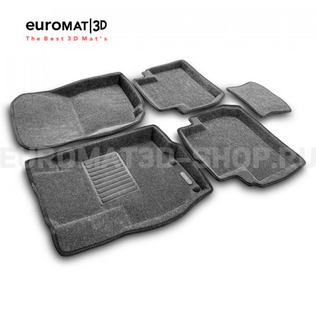 Текстильные 3D коврики Euromat3D Business в салон для Citroen C-Crosser № EMC3D-003609G Серые Текстильные 3D коврики Euromat3D Business в салон для Citroen C-Crosser № EMC3D-003609G Серые