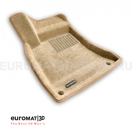 Текстильные 3D коврики Euromat3D Business в салон для Mercedes B-Class (W246) (2011-2018) № EMC3D-003516T Бежевые Текстильные 3D коврики Euromat3D Business в салон для Mercedes B-Class (W246) (2011-2018) № EMC3D-003516T Бежевые