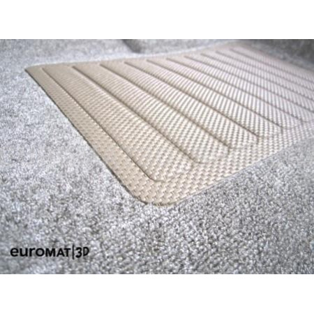 Текстильные 3D коврики Euromat3D Business в салон для Volkswagen Passat CC (2009-) № EMC3D-005412T Бежевые