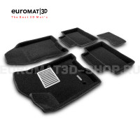 Текстильные 3D коврики Euromat3D Lux в салон для Lada Vesta (2015-) № ..
