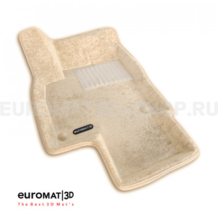 Текстильные 3D коврики Euromat3D Business в салон для Volkswagen Tiguan (2017-2024) (Укороченная) № EMC3D-005420T Бежевые Текстильные 3D коврики Euromat3D Business в салон для Volkswagen Tiguan (2017-2024) (Укороченная) № EMC3D-005420T Бежевые