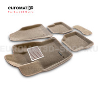 Текстильные 3D коврики Euromat3D Lux в салон для Jeep Compass (2018-) № EM3D-002762T Бежевые Текстильные 3D коврики Euromat3D Lux в салон для Jeep Compass (2018-) № EM3D-002762T Бежевые