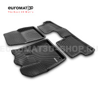 3D коврики Euromat3D EVA в салон для Citroen DS7 (2017-) № EM3DEVA-003907