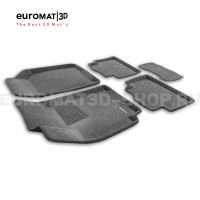 Текстильные 3D коврики Euromat3D Business в салон для Ravon Gentra (2015-2022) № EMC3D-001506G Серые Текстильные 3D коврики Euromat3D Business в салон для Ravon Gentra (2015-2022) № EMC3D-001506G Серые