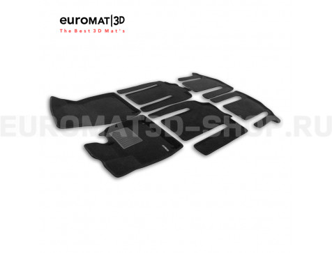 Текстильные 3D коврики Euromat3D Business в салон для ZEEKR 009 (2022-) № EMC3D-005722 Текстильные 3D коврики Euromat3D Business в салон для ZEEKR 009 (2022-) № EMC3D-005722