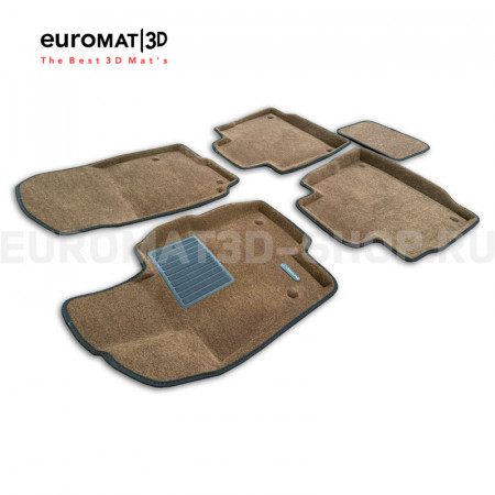 Текстильные 3D коврики Euromat3D Business в салон для Mercedes GLE-Class (W167) (2019-) № EMC3D-003509R Коричневые Текстильные 3D коврики Euromat3D Business в салон для Mercedes GLE-Class (W167) (2019-) № EMC3D-003509R Коричневые