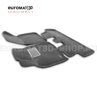 Текстильные 3D коврики Euromat3D Lux в салон для Tesla Model Y (2020-) № EM3D-004902G Серые Текстильные 3D коврики Euromat3D Lux в салон для Tesla Model Y (2020-) № EM3D-004902G Серые