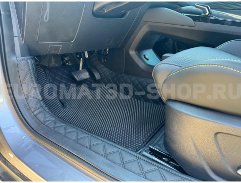 5D Коврики из экокожи с EVA-вставкой для Geely Coolray (2019-) № ELAR5D00GELCR