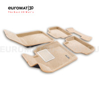 Текстильные 3D коврики Euromat3D Lux в салон для Bmw 3 (E90) (2007-2010) № EM3D-001208T Бежевые Текстильные 3D коврики Euromat3D Lux в салон для Bmw 3 (E90) (2007-2010) № EM3D-001208T Бежевые
